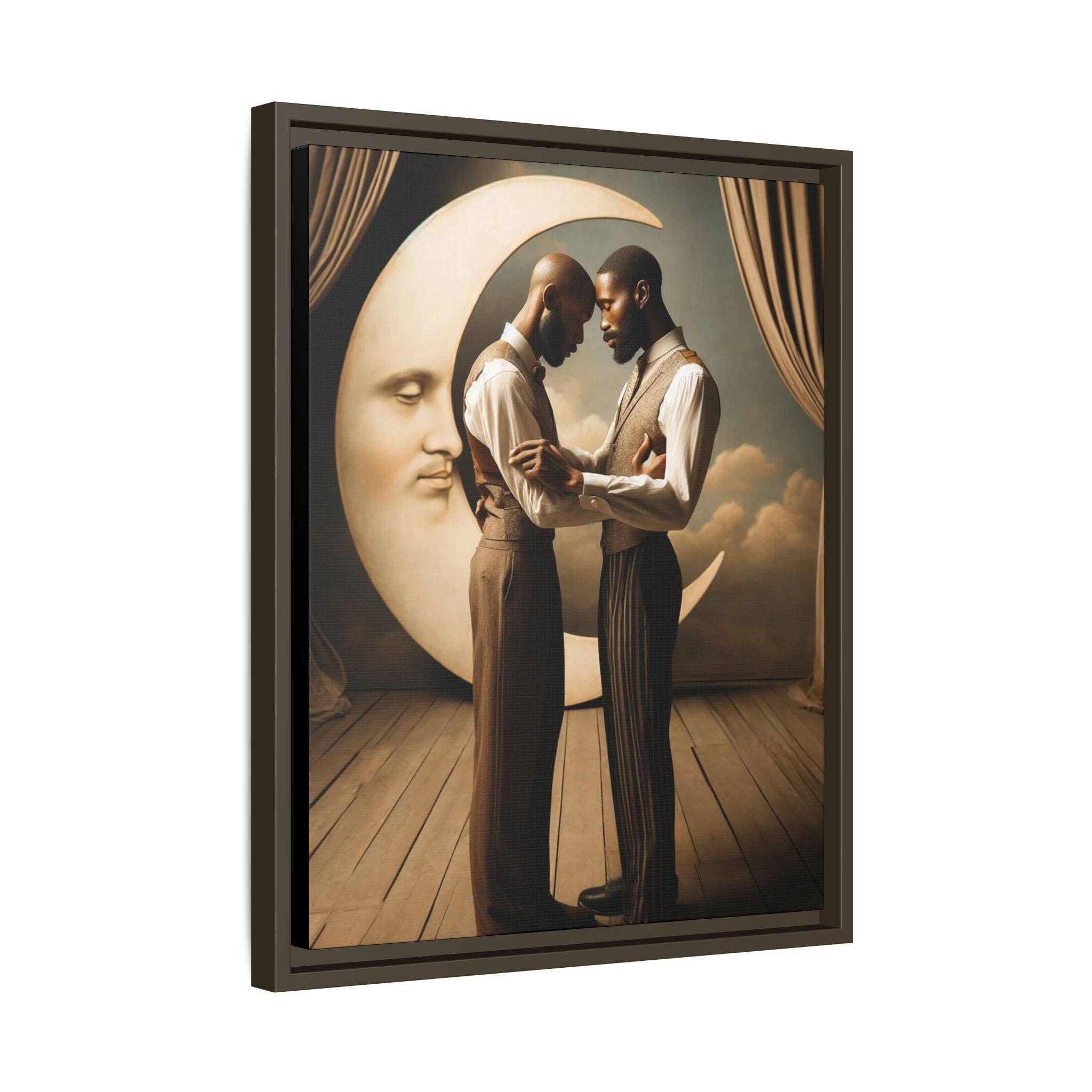 Walt & Pete - Wholesale Art Print - Missing Art Studies - Man In The Moon 00215
