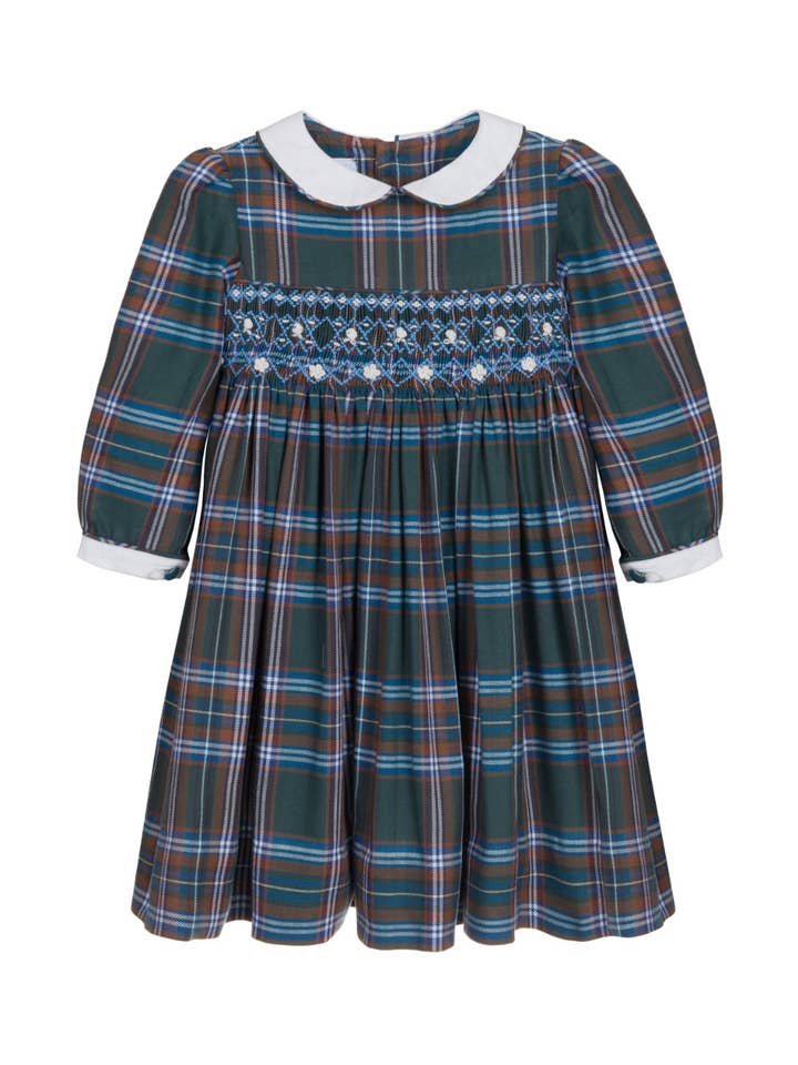 HENRIETTA smocked dress for wholesale by Annafie London Ltd