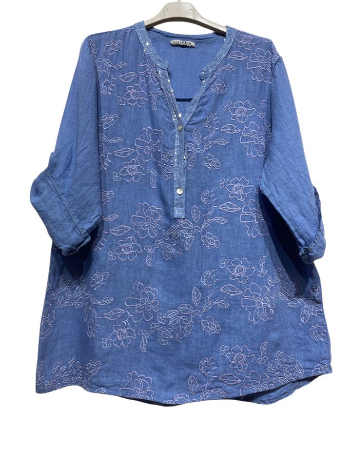 LINEN & COTTON HOUSE - Wholesale Button Down Shirt - Women's - 1361 LINEN SHIRT SPRING SUMMER CLOTHING