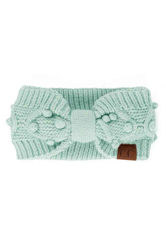 Hana - Vente Bandeau – femme - Enveloppe de tête à pompon C.C12