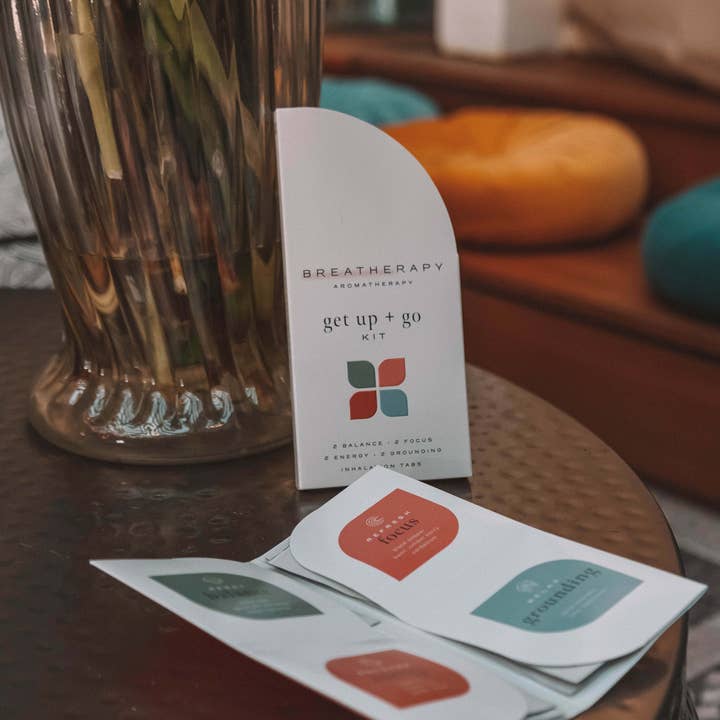 Breatherapy - Wholesale Aromatherapy Inhaler - GET UP + GO KIT — Energizing Aromatherapy Patch Set (8 ct.)10