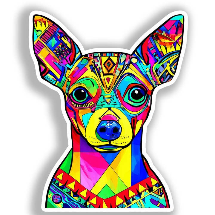 Chihuahua Dog Decal Sticker # A017916 for wholesale by Yoonek Graphics
