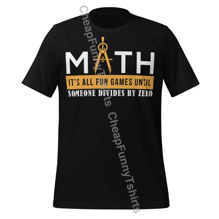 Les maths, c'est amusant jusqu'à ce que quelqu'un divise par zéro Unisexe pour la vente par Black and Gifted LLC