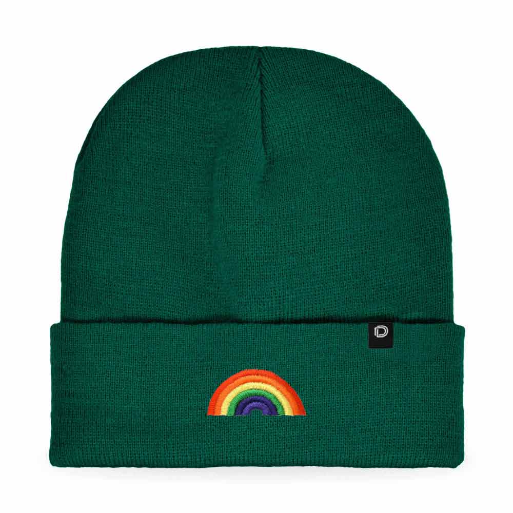 Dalix - Wholesale Beanie - Women's - Dalix Embroidered Rainbow Beanie Cap Cuffed Knit Hat Women14