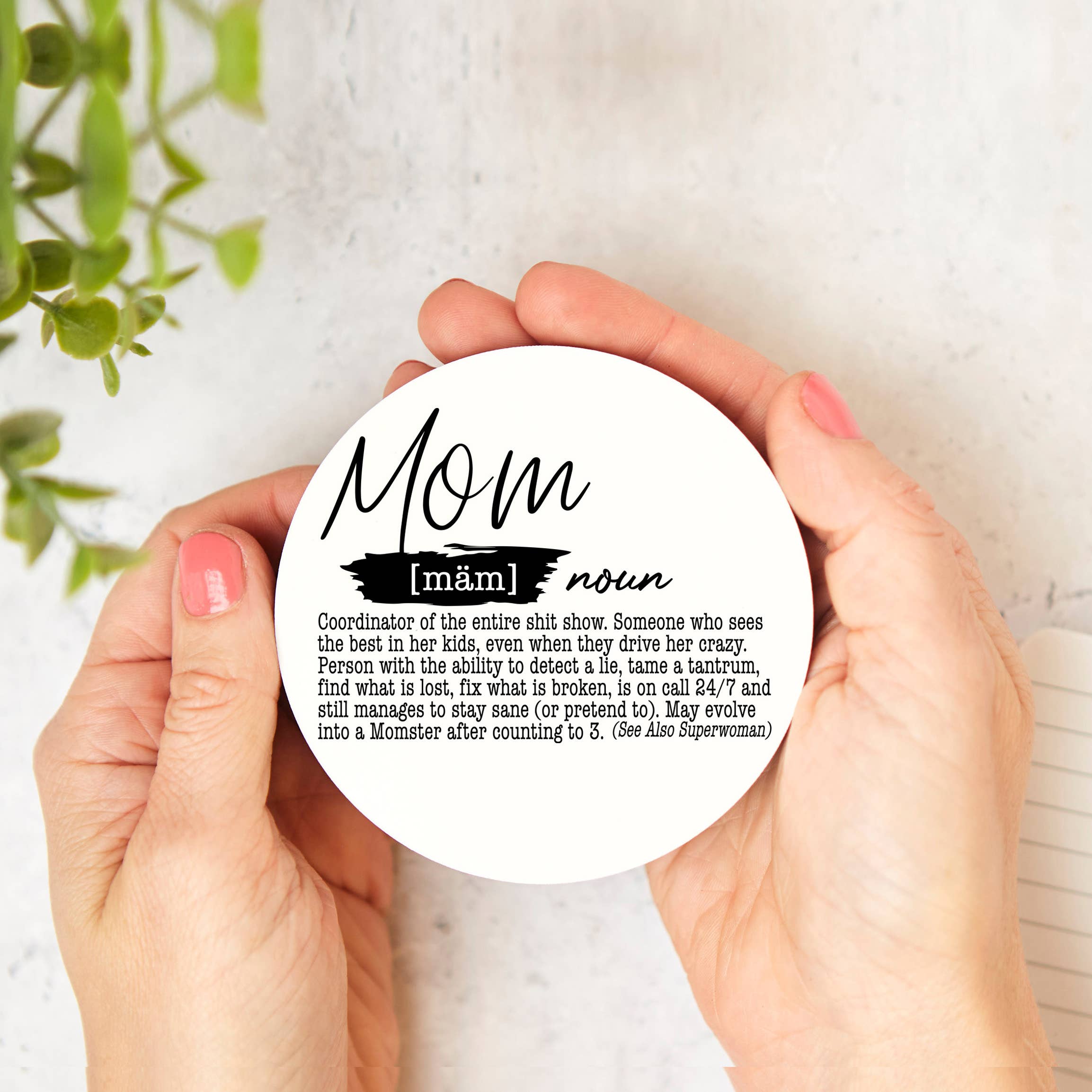 Gia Roma - Wholesale Onderzetters - Unieke cadeaus voor hem + haar grappige, keramische onderzetter humorsets19