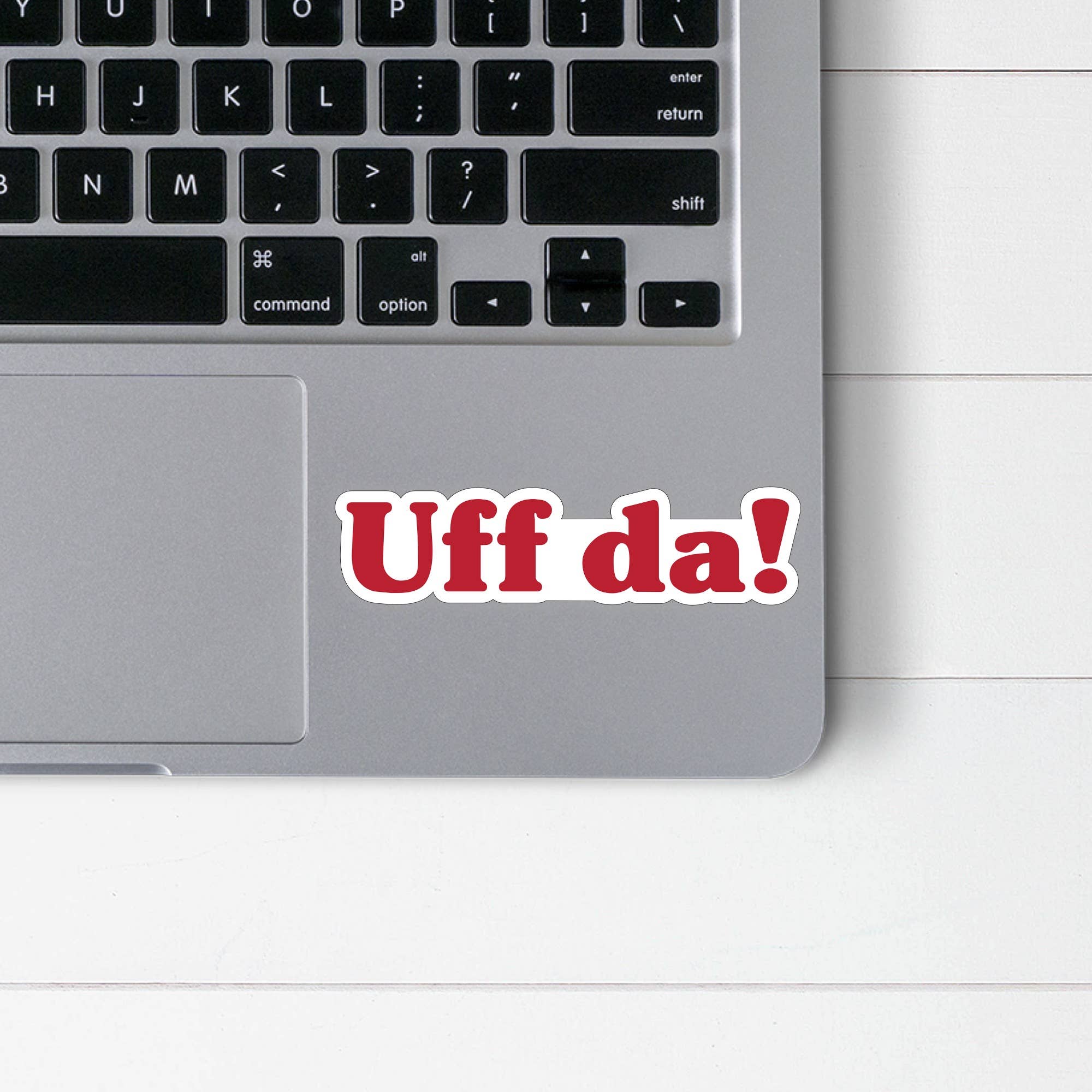 Scandinavian Design Studio – Großhandel Aufkleber – Uff Da Aufkleber1
