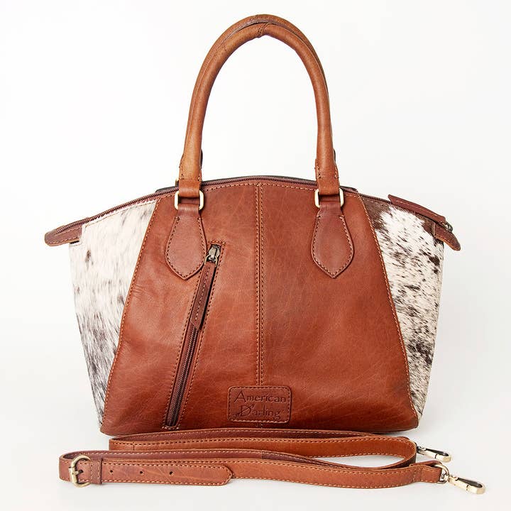 LS Western - Wholesale Tote Bag - Women's - ADBGI182A Tote Hair On Genuine Western Leather Women Bag