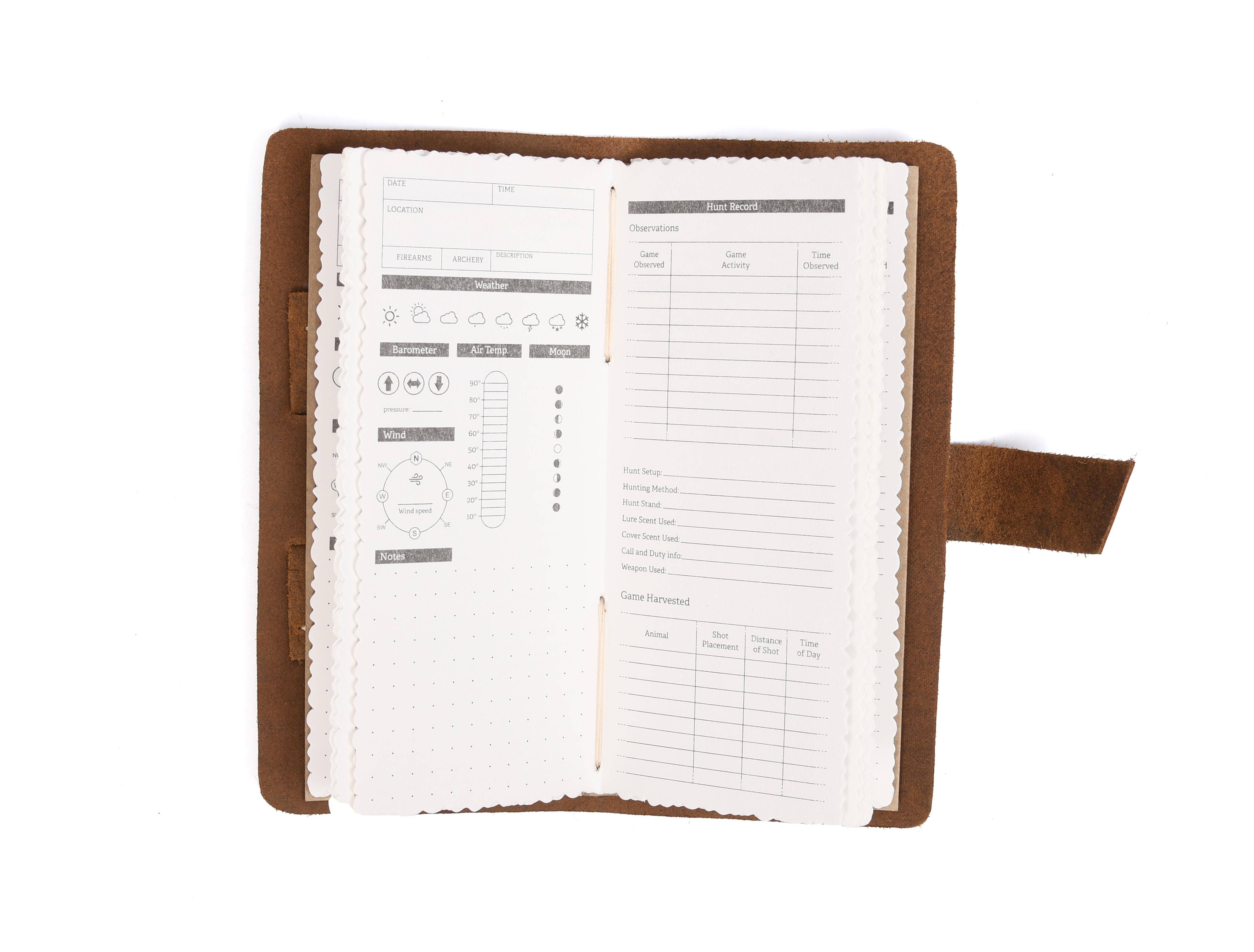 TLG Canada - Wholesale Journal/Diary - Leather Premium Hunting Journal1