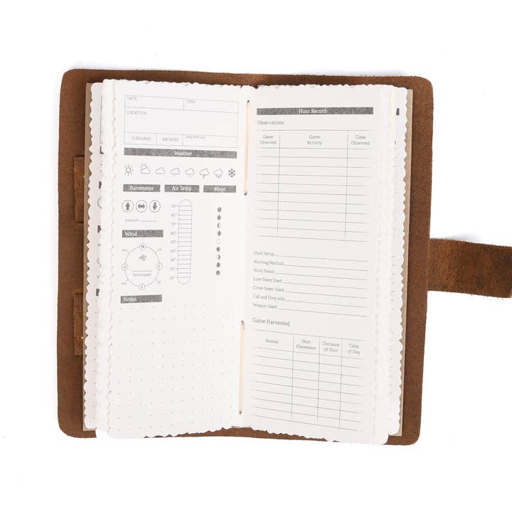 TLG Canada - Wholesale Journal/Diary - Leather Premium Hunting Journal1