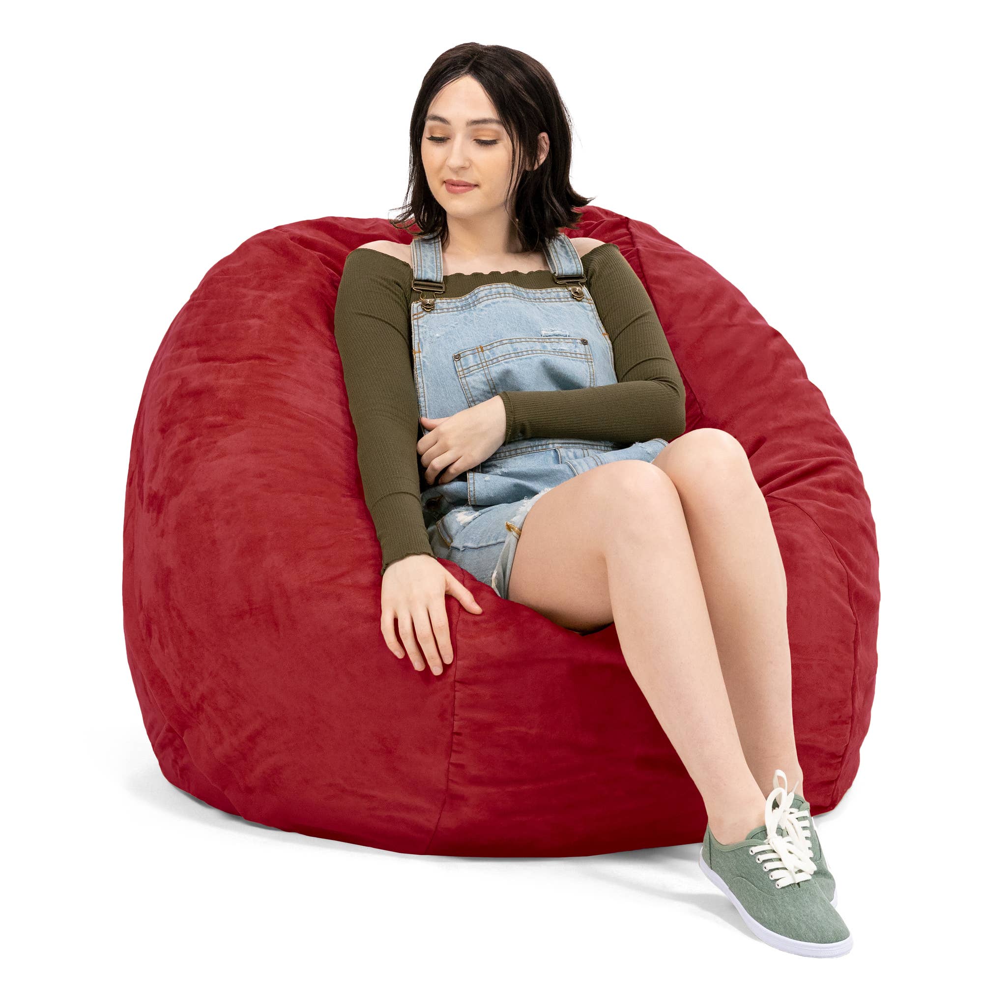 LuvU - Wholesale Chair - Jaxx Saxx 4 Foot Round Bean Bag w/ Removable Cover20
