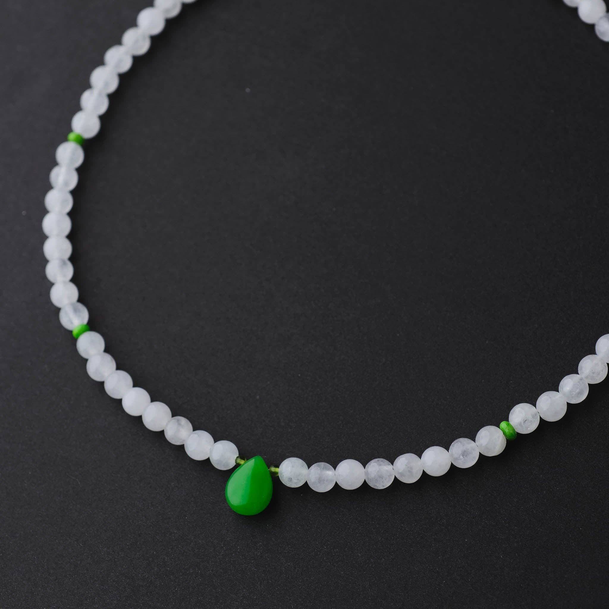 LoveGem Studio LLC - Wholesale Beaded/Pearl Necklace - Handmade Green Jade & Turquoise Necklace – Abundance and Protection Gemstone Jewelry by LoveGem Studio5