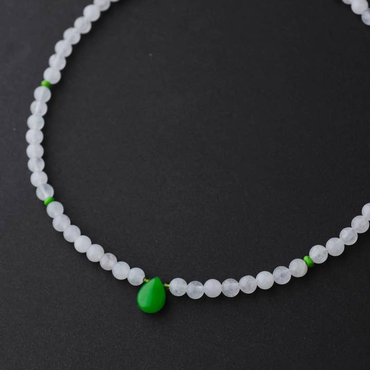 LoveGem Studio LLC - Wholesale Beaded/Pearl Necklace - Handmade Green Jade & Turquoise Necklace – Abundance and Protection Gemstone Jewelry by LoveGem Studio5