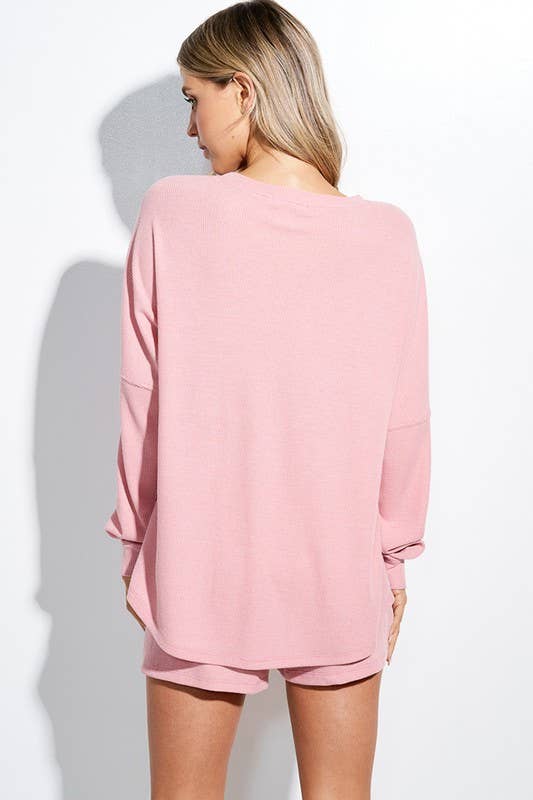 Lemon Tree - Wholesale Lounge Set - Women's - Mini smile face all over  loungewear set5