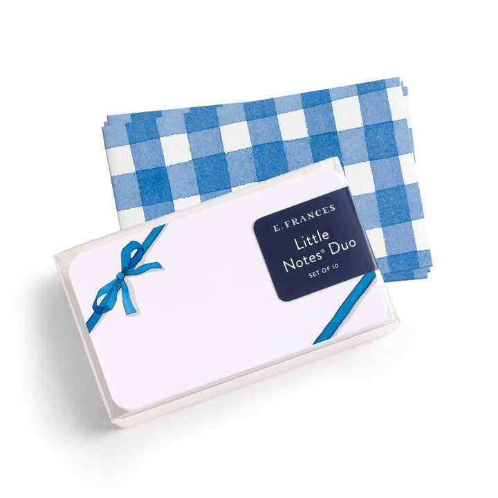 Blue Bow Little Duo Set for wholesale by E. Frances Paper