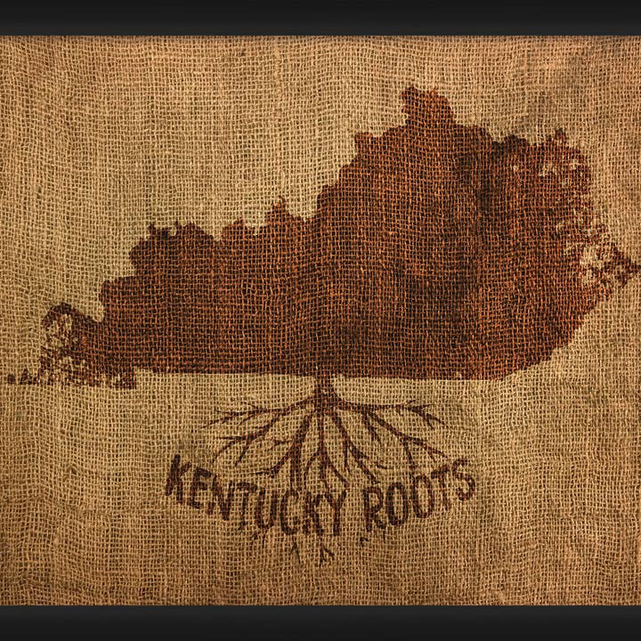 Décoration murale encadrée Motif racine du Kentucky 45,7 x 20" pour la vente par PTM Images