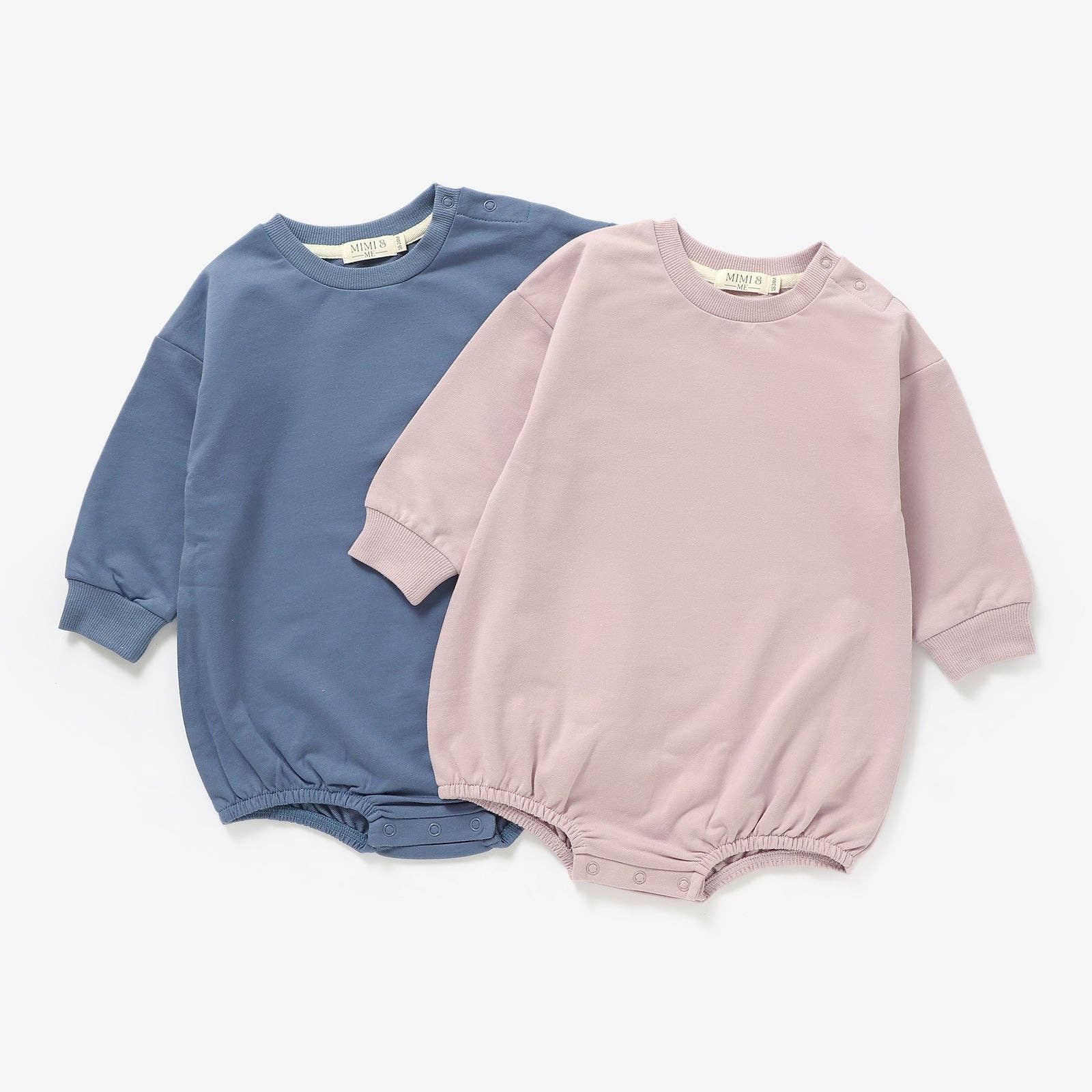 Blåklint Marley-Cornflower- långärmad ekologisk bubbelromper för wholesale på Faire1