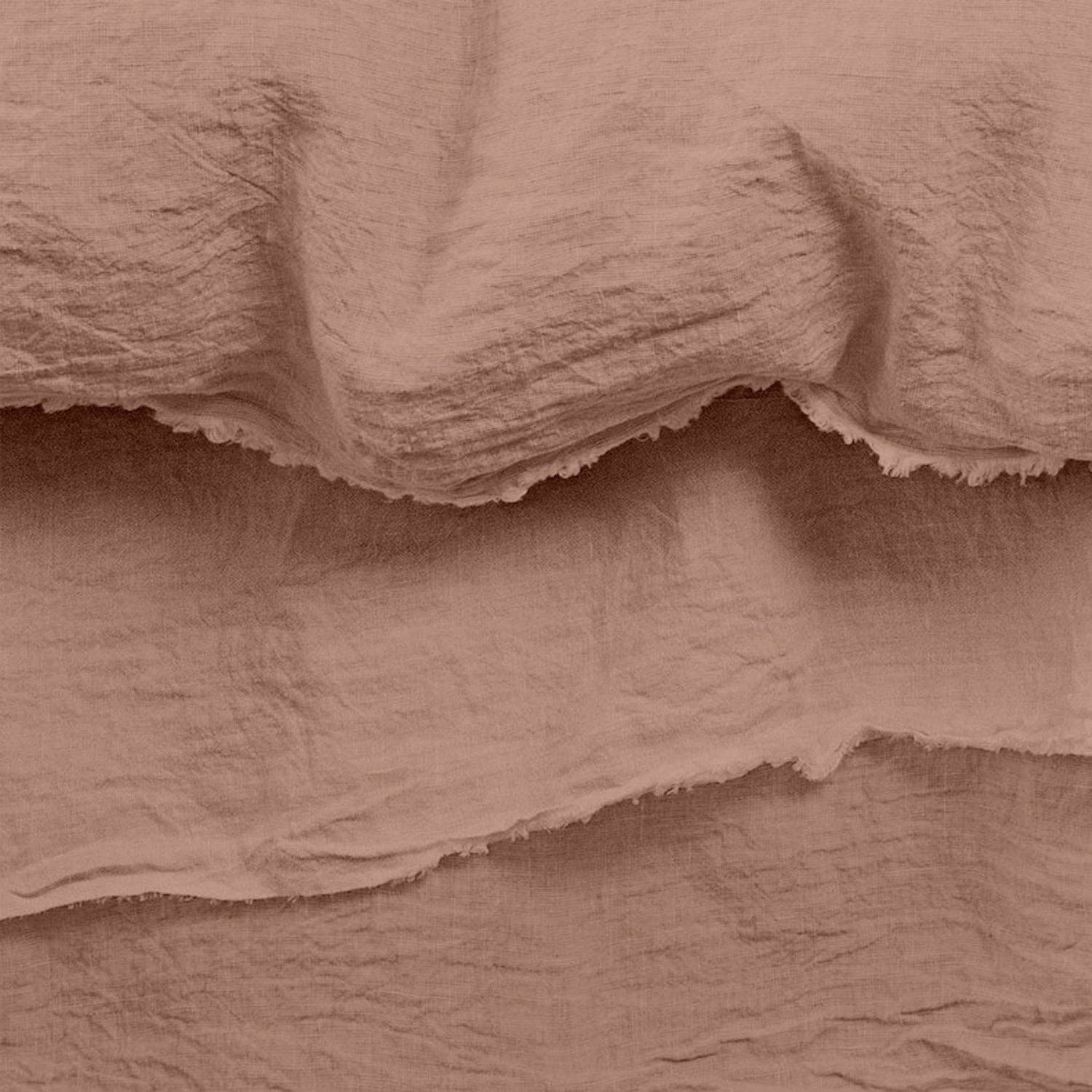 The Tangerine Store - Vente Parure de lit - Housse de couette en lin 100 % pur avec bords francs | Mélange lin et coton | Parure 3 pièces housse de couette ou 4 pièces draps | Fait main | Pré-lavé | Doux1