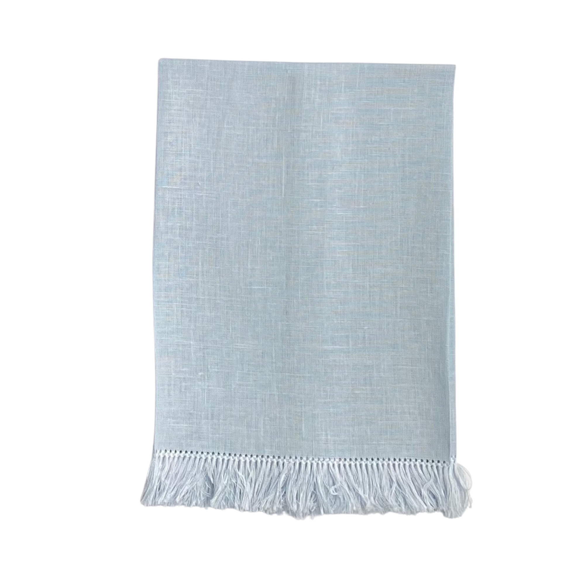 Garden Folly Fine Linens - Wholesale Hand Towel - Watercolor Fringe Linen Guest Towel0