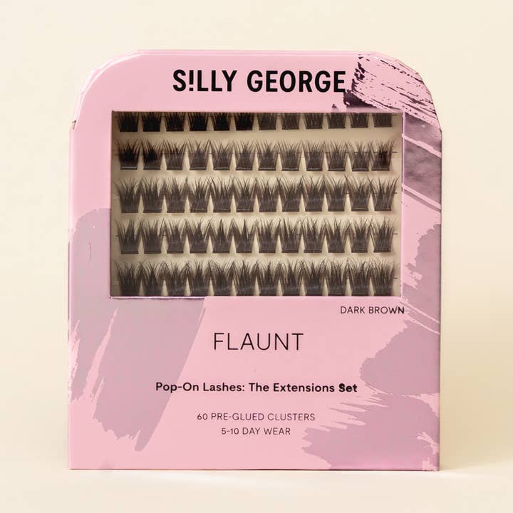 Pop-On Lashes™ - Flaunt Mørkebrun for engroshandel hos Silly George