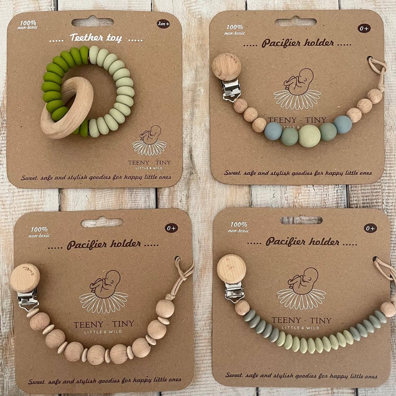 Zao & Co – wholesale Nappklämma - Baby – "Paris" napphållare/lutningsklämma9