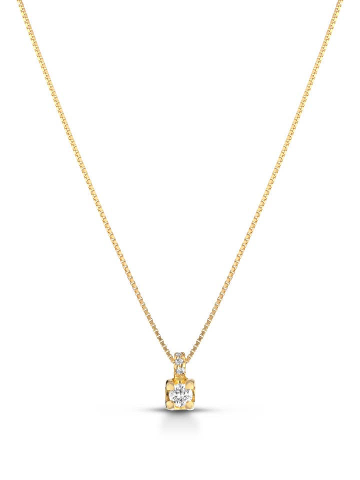 Solitaire Diamond Necklace for wholesale by Libra Fine Jewelry