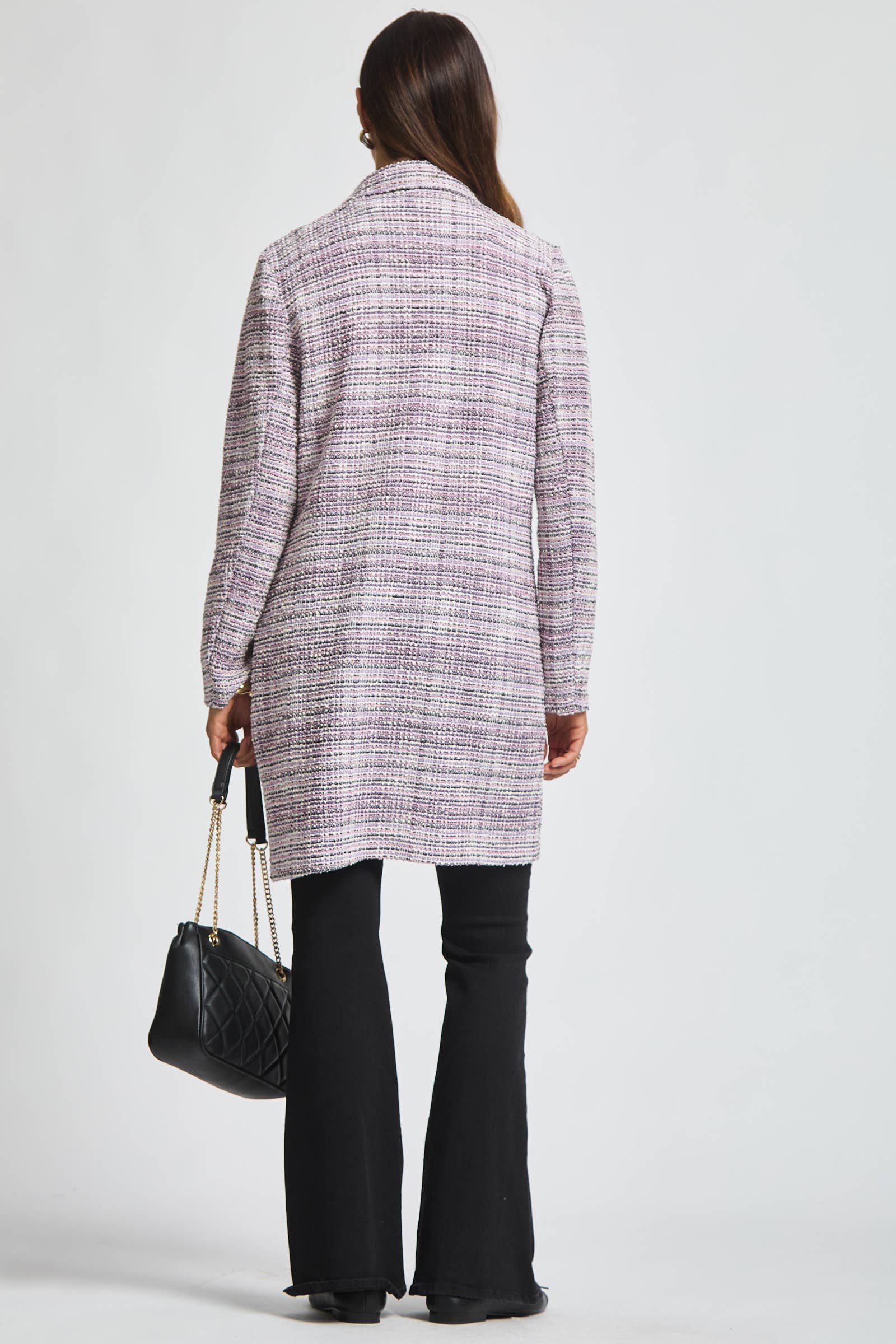 Dear Scarlett - Wholesale Blazer - Women's - Open Front Midi Blazer4