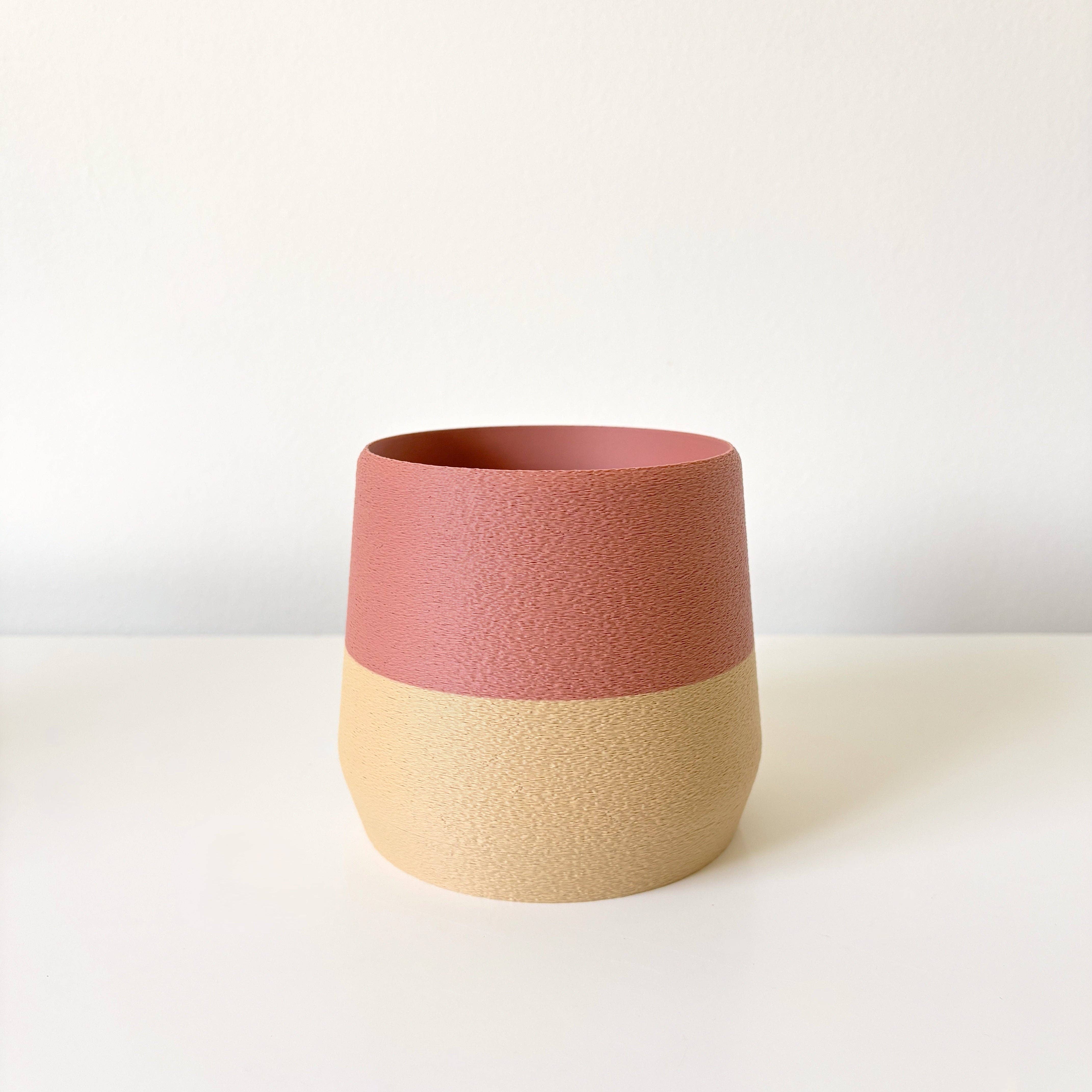 Sonnihaus – wholesale Kruka – KYOTO Blomkruka med inbyggd bricka och dränering, 3D-printad minimalistisk design7