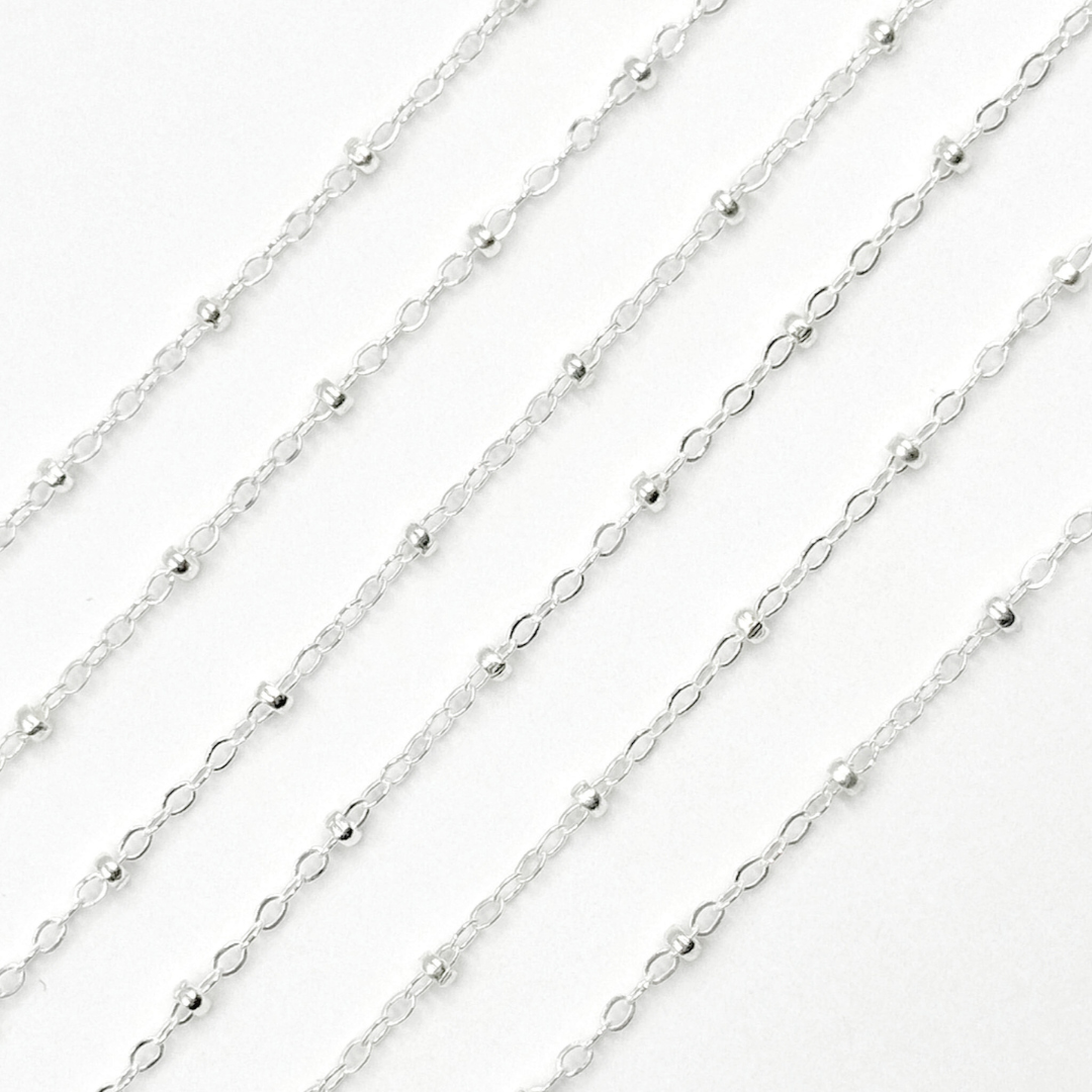 Tresor Jewelry Inc. - Wholesale Link & Chain Necklace - 1200SS. 925 Sterling Silver Satellite Chain1