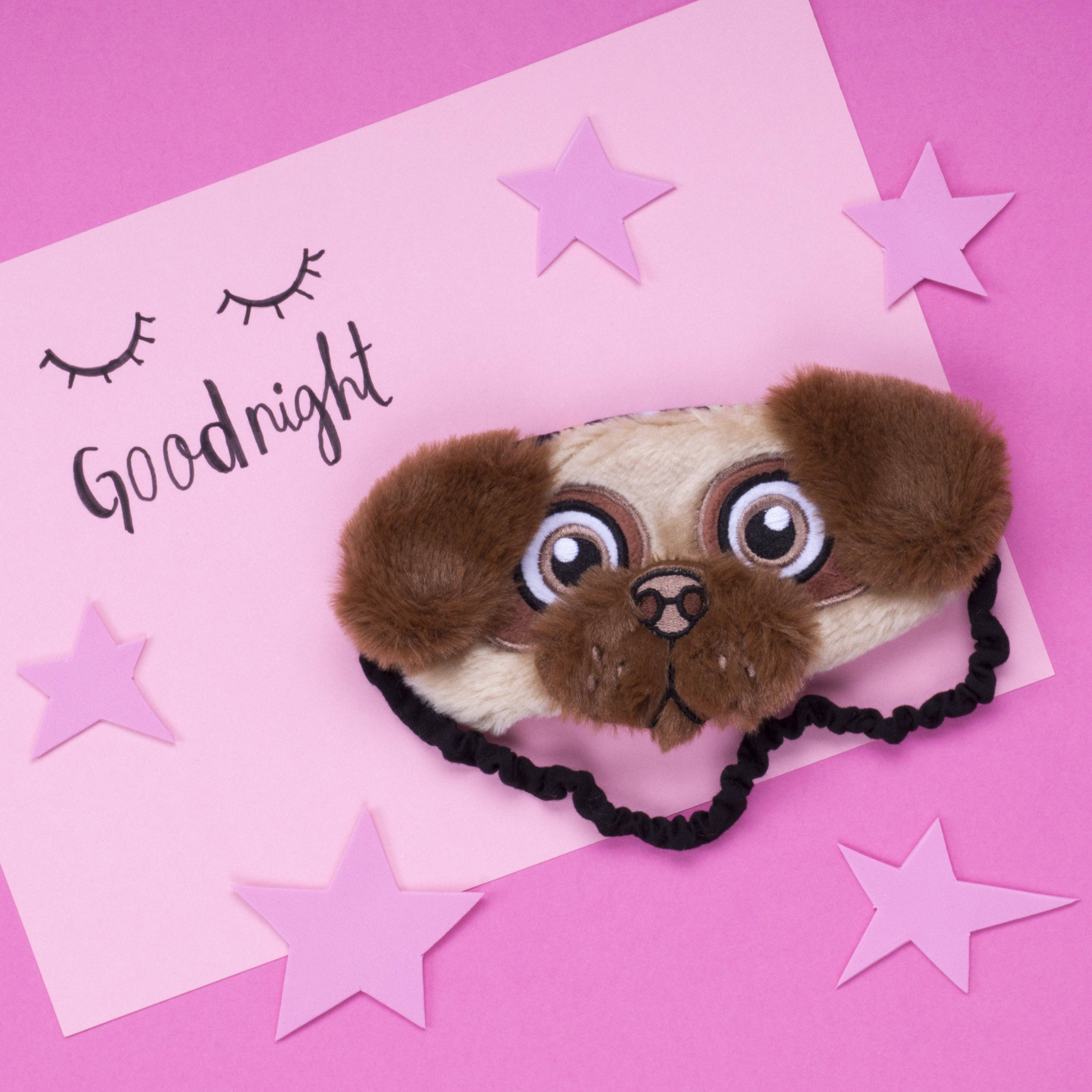 Fringoo Group Ltd - Vente Masque de nuit - Masque de sommeil - Pug Dog6