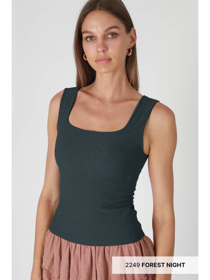 NIKIBIKI - Wholesale Knit Top - Women's - NS8438 - Lurex Square Neck Top11