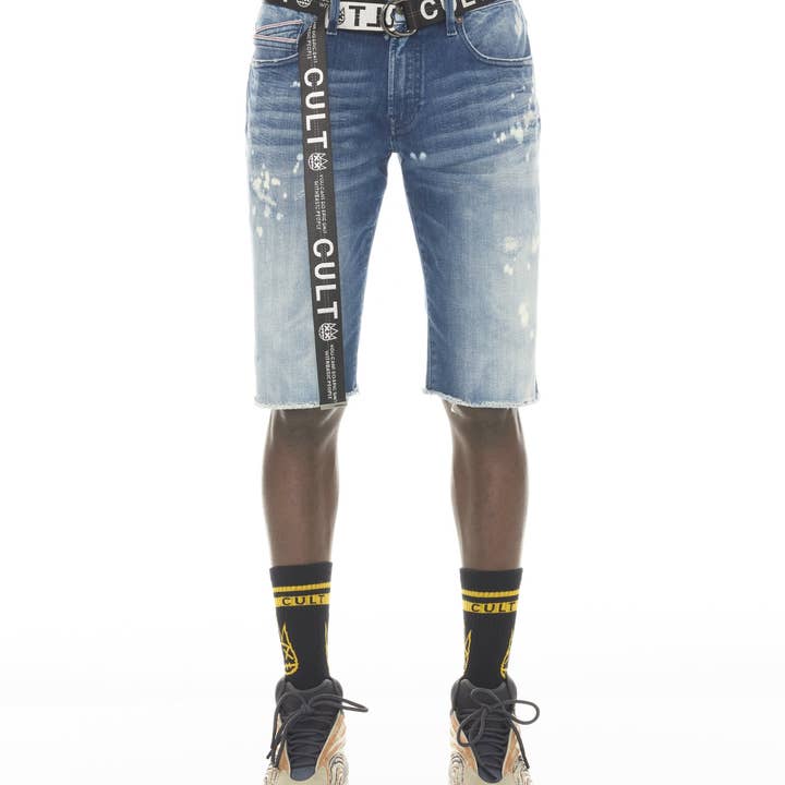 ROCKER KORT STRETCH med BÄLTE I DUNE för wholesale av Cult of Individuality