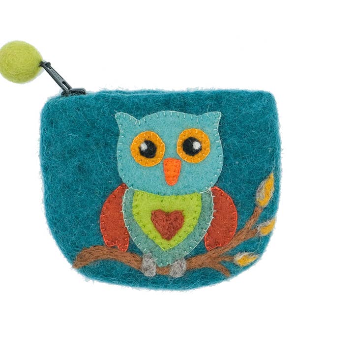 Wise Owl Coin Purse for wholesale by Global Groove Life
