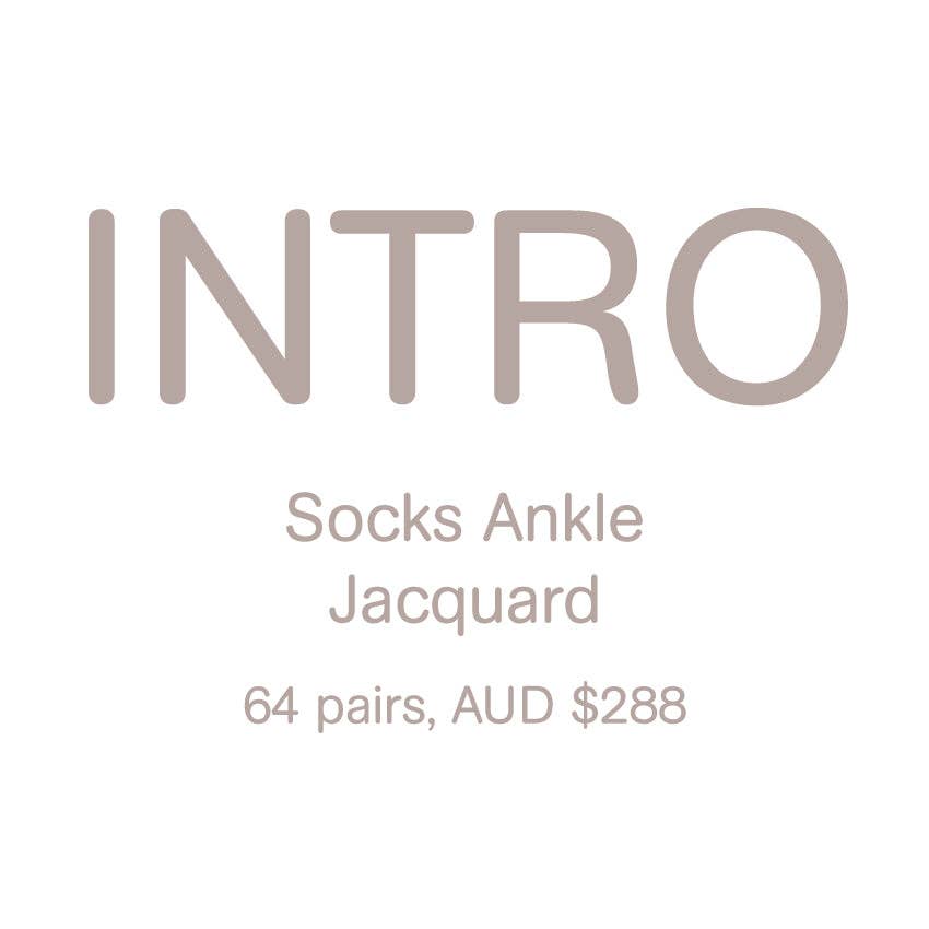 geassorteerd W23 Organische Sokken Enkel Jacquard voor groothandel op Faire1