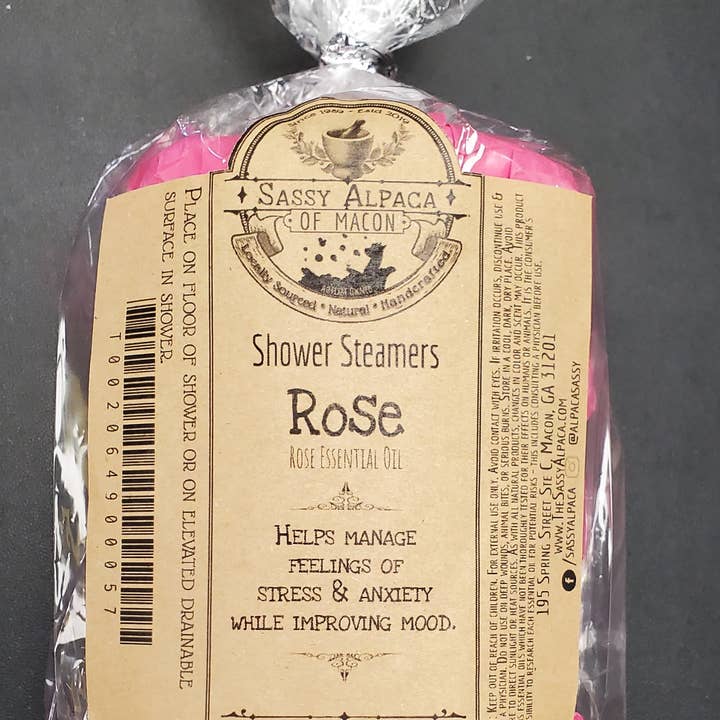 The Sassy Alpaca - Vente Bombe de douche/galet bien-être pour la douche - Pastille effervescente pour douche22