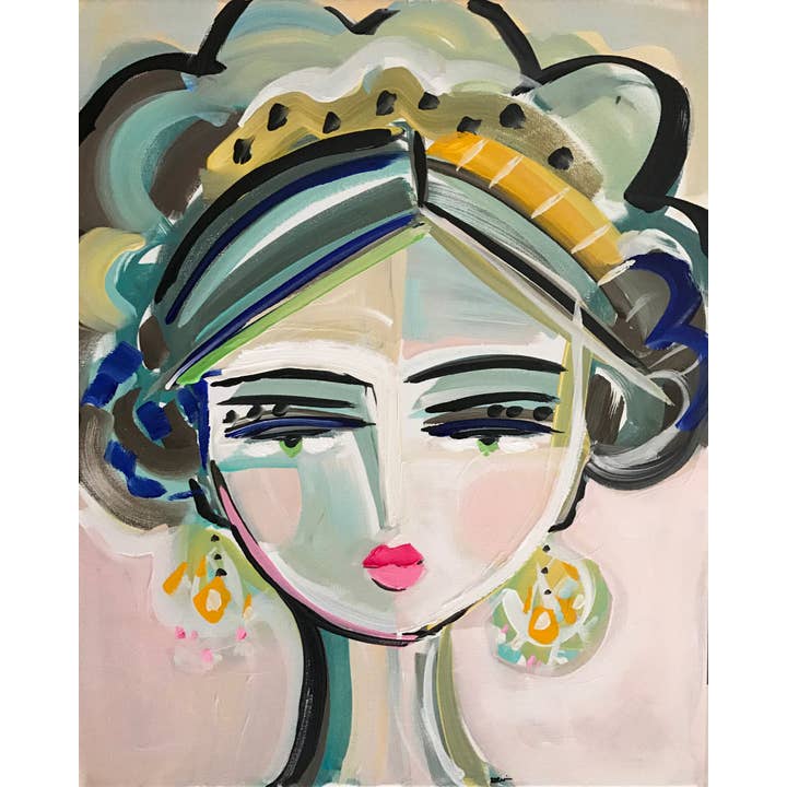 Maren Devine Art - Vente Affiche d'art - Portrait imprimé sur papier, Warrior Girl « Lola »4