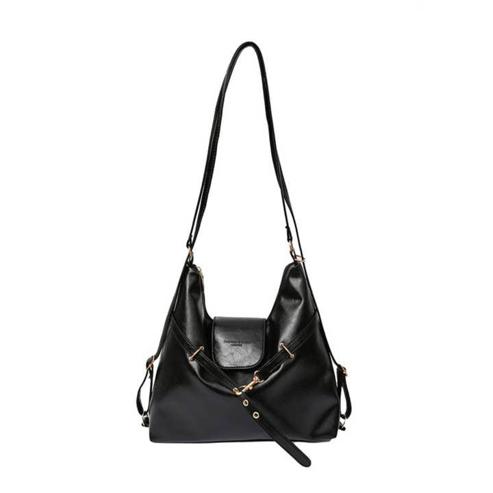 PU Leather Shoulder Bag Spacious & Versatile Crossbody for wholesale by wandf