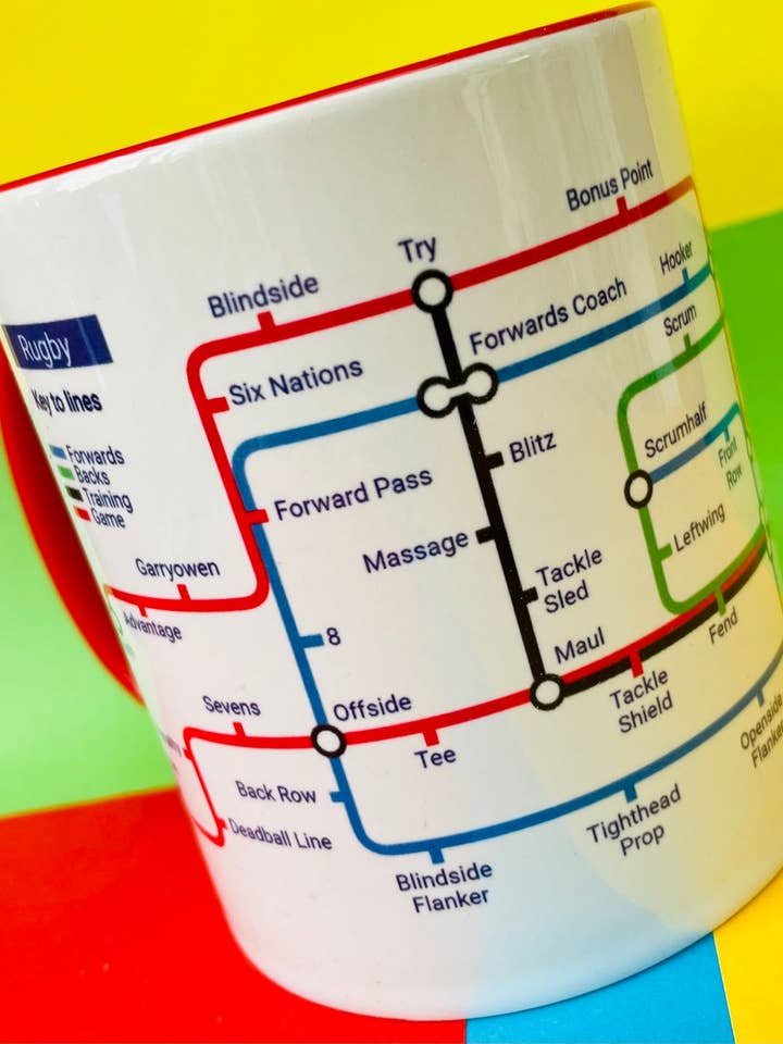 Rugby (sport) Metro Mug for wholesale by Marbec Village