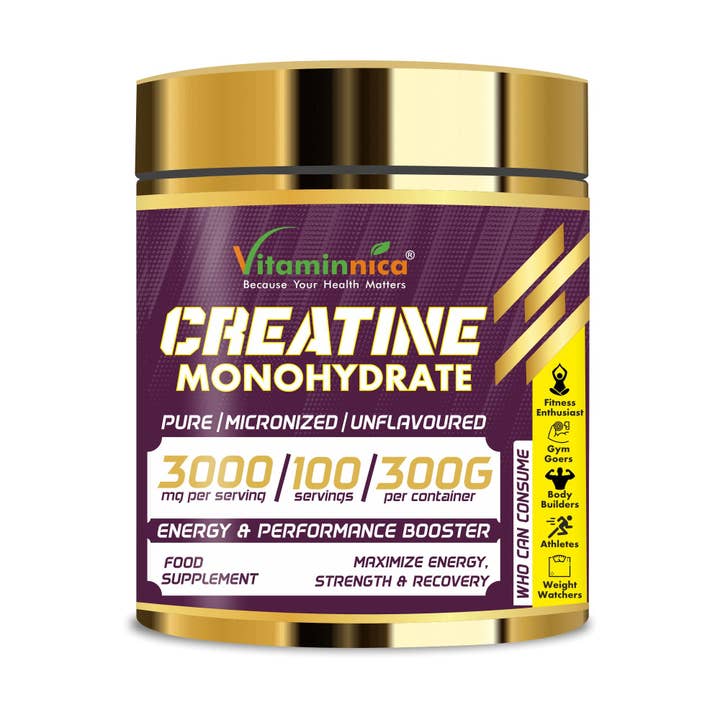 Vitaminnica Kreatinmonohydratpulver 300g 100 portioner för wholesale av Vitaminnica healthcare uk