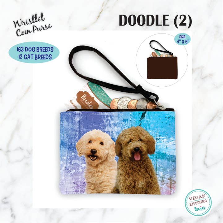 Doodle (2) Myntväska • Golvdisplay valfritt för wholesale av pawies