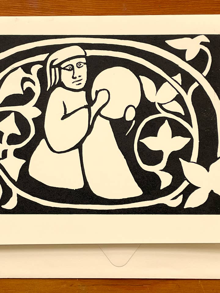 Drummer card for wholesale by Merrymeeting Press