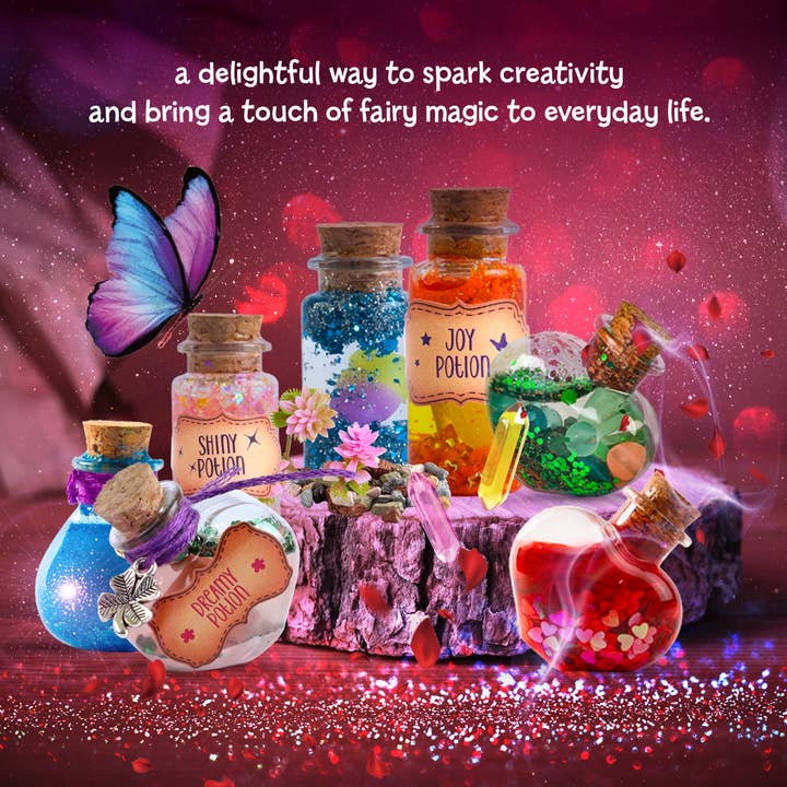 Dan&Darci - Wholesale DIY Craft Kit - Kids - Fairy Magic Potion Kit for Kids - Magic Workshop Craft Kits