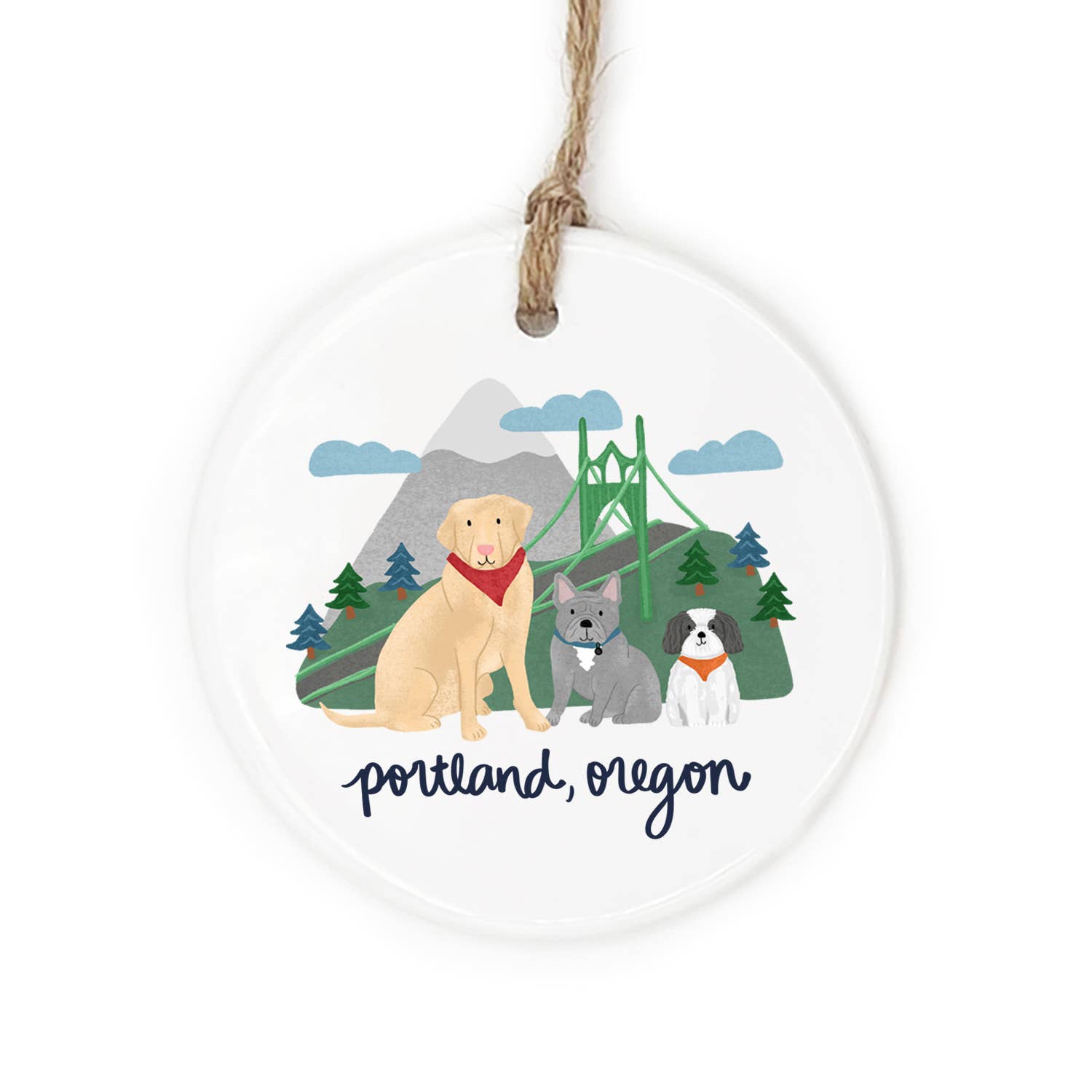 The Cheery Pet - Wholesale Ornament - Regional Pet Ornaments - Name Drop3