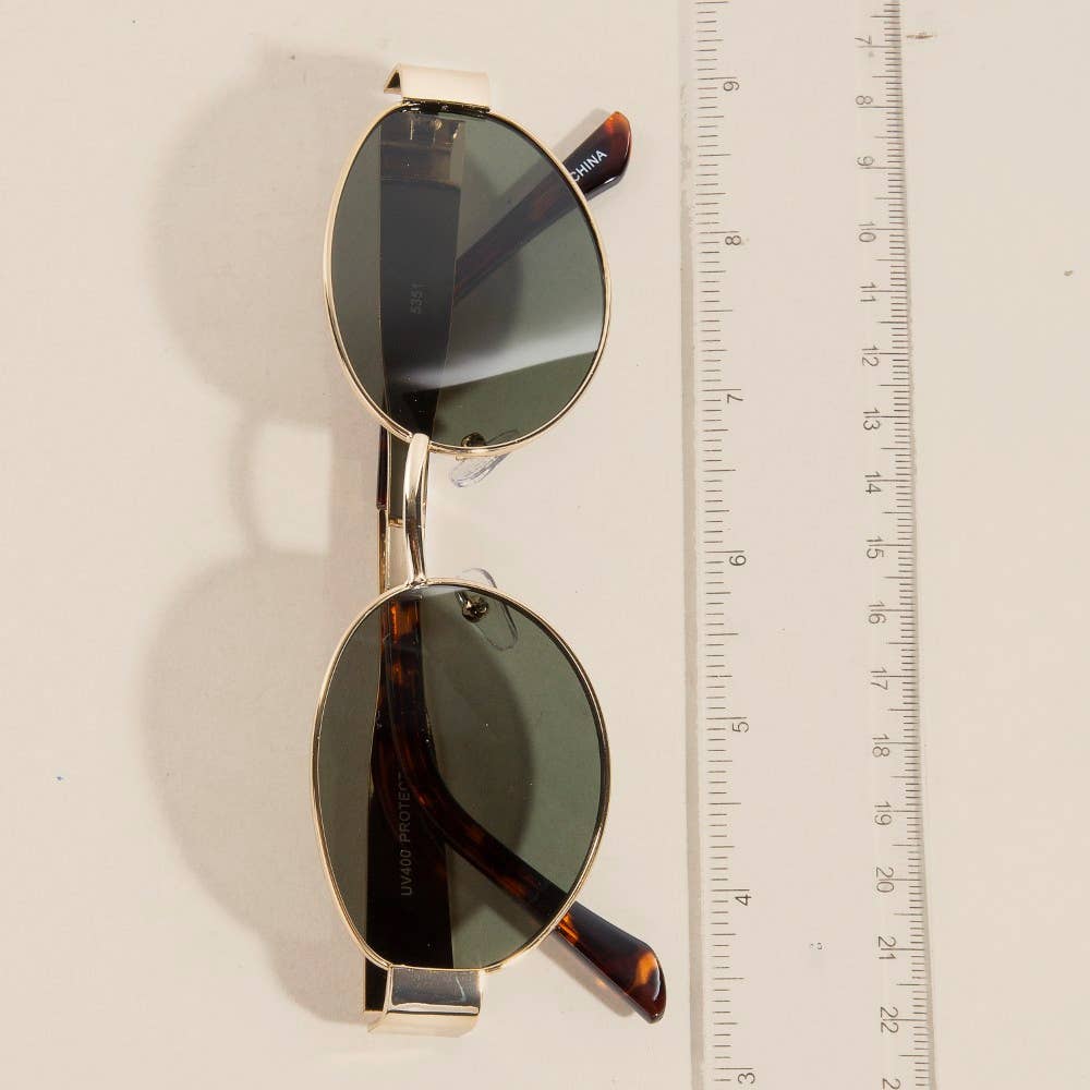 ASSORTED Metal Frame Oval Lens Sunglasses Set for wholesale on Faire3