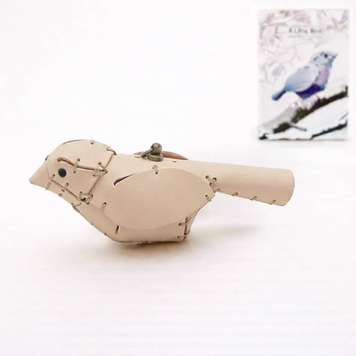 Little Bird - Leather DIY Kit / Natural for wholesale by Kyoto Makotoya