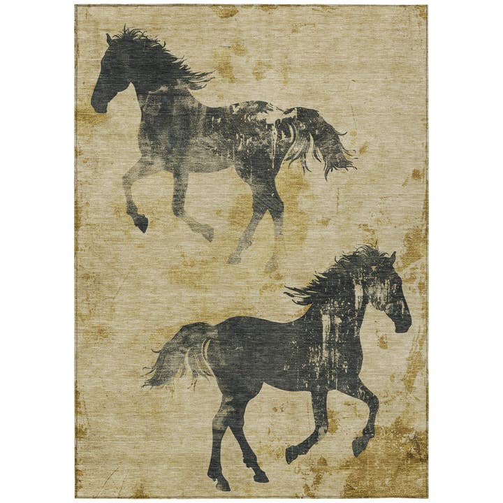 Galas Gold Waschbarer Indoor-Outdoor-Teppich für den Großhandel von LOOMLAN