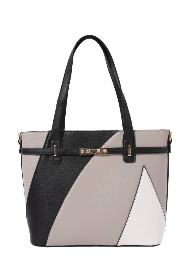 Nima Accessories Inc - Wholesale Tote Bag - Women's - Ladies Faux Leather Multi Color Fashion Tote Handbag5