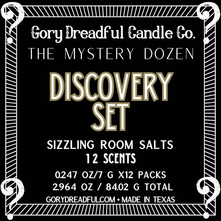 DISCOVERY SET: The Mystery Dozen for wholesale by Gory Dreadful Candle Co