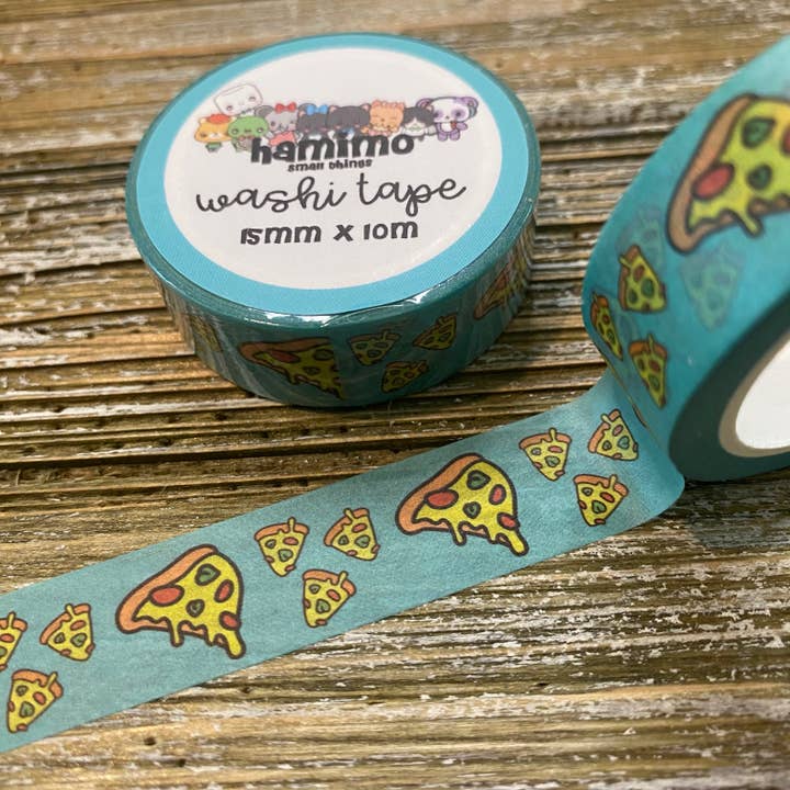 Ruban adhésif Washi Pizza pour la vente par Hamimo Small Things
