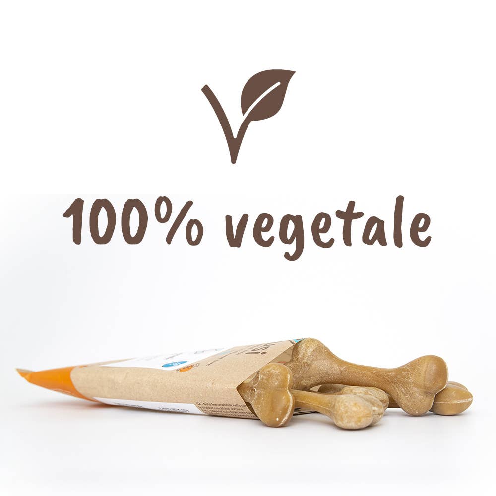 Pettech S.r.l. - Wholesale Pet Treats - Dog - Vegetable bone for small dogs (5 pieces)3