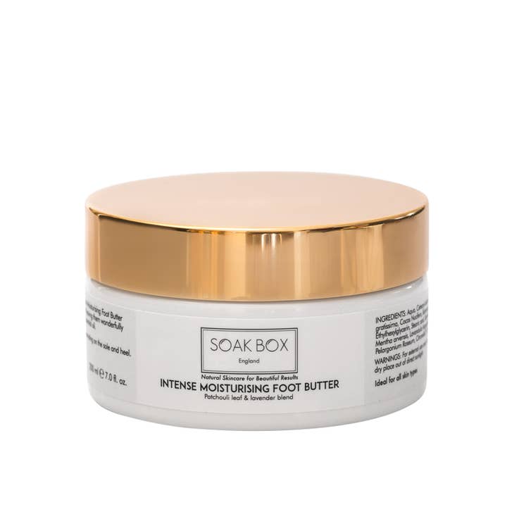 Intense Mositurising Foot Butter for wholesale by SOAK BOX England